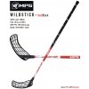 Florbalová hokejka MPS WILDSTICK Red/Black - 100 cm Ľavá - ľavá ruka dole