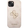 Guess PU 4G Metal Logo iPhone 14 ružové