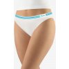 GINA Dámske bezšvové nohavičky s úzkym bokom Natural Bamboo | 00044P - biela dunaj, L/XL