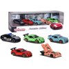 Autíčka Porsche Edition Majorette kovové 7,5 cm dĺžka sada 5 druhov v darčekovom balení