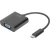 Digitus DA-70853 USB / VGA adaptér [1x USB-C® zástrčka - 1x VGA zásuvka] čierna 15.00 cm; DA-70853