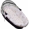 Bavlnená vložka do kočíkov/koše s penovým matracom, Baby Nellys, Cirkus, biela Baby Nellys