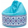 Sedací vak Viper Folk Outdoor Tiahome - krémovo červená
