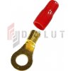 ZKO-10mm2 / 8,5 R Pozlátená prstencová koncovka M8