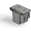 ATM Odpadkový kôš do zásuvky FUTURA 24 L + 8 L - Antracit 1864