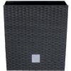 Prosperplast kvetináč Rato Low Antracit 17 cm