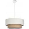 Belis | Luster na lanku NATIA 1xE27/60W/230V pr. 45 cm biely/hnedý | H0234