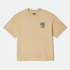 BRIXTON tričko Live Free Hw Relaxed Tee Cream Classic Wash CRMCW vel. XL