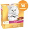 GOURMET GOLD rybie a mäsový výber v šťave 96 x 85 g