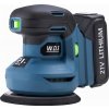 W.D.S WDS2525, Výkonná akumulátorová excentrická bruska 21 V, 3,0 Ah, 125 mm, 6000–12000 ot/min
