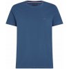 Pánske tričko Tommy Hilfiger Stretch Slim Fit - Modrý (L)