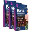 Brit Premium by Nature Adult S 3 x 8 kg