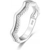 Beneto Strieborný prsteň so zirkónmi AGG328 52 mm