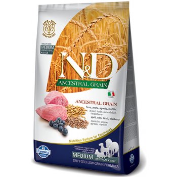 N&D dog LG Adult Medium & maxi lamb & blueberry 2,5 kg