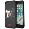 Karl Lagerfeld S8 Plus G955 tvrdé puzdro čierne Choupette in love (KLHCS8LCL1BK)