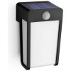Philips LED Shroud 8720169265486 vonkajšie solárne nástenné osvetlenie s PIR senzorom LED 2.3 W čierna; 8720169265486