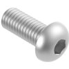 neuvedená Skrutka s polguľatou hlavou s vnútor.šesťhranom, AISI316, M8x20