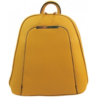 Elegantný menší dámsky batôžtek kabelka žltá