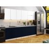Kuchynská linka PEREA 260cm Biela + marine blue