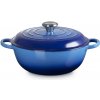 Hrniec okrúhly na dusenie 26 cm Azur- Le Creuset