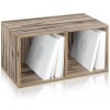ZOMO VS-Box 200 Zebrano (VS-Box 200 je praktický spôsob ako ukladať svoje vinylové platne štýlovým a účinným spôsobom. Kapacita 200 - 240 LP.)