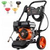 SucceBuy Tlaková umývačka 10L/MIN 272 bar (3950PSI) Ľahko prenosná s 5 tryskami