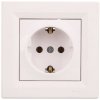 Asfora jednozásuvka SCHUKO s rámikom biela EPH2900121 Schneider