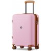 Cestovný kabínový kufor z polypropylénu Kono 41 L - ružovo-hnedý