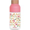 QUOKKA Ice Plastová fľaša PINK FLOWERS 570 ml