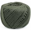 Bavlnená priadza macrame Ø2-2,5 mm rozčesávacia - 1 ks 15 zelená khaki