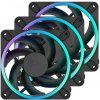 Fractal Design Momentum 12 RGB, 3-pack, čierne FD-F-MR1-1203