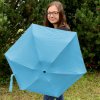 Skladací dáždnik modrý