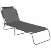 Linder Exclusiv Záhradné polohovacie lehátko GM4001DG Sivé