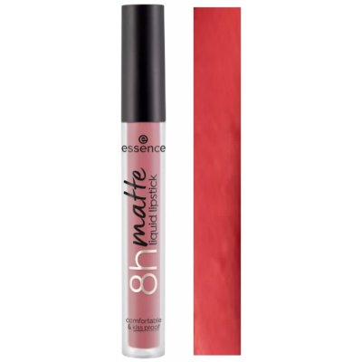 Essence 8h matte matný tekutý rúž 09 Fiery Red 2,5 ml