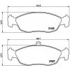 Sada brzdových platničiek kotúčovej brzdy BREMBO P 61 051