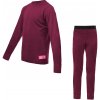 Juniorské tričko dl.rukáv + spodky SENSOR MERINO ACTIVE SET lilla 160