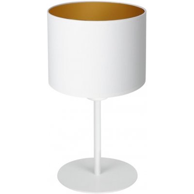 Luminex | Stolná lampa ARDEN 1xE27/60W/230V pr. 18 cm biela/zlatá | LU3451