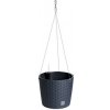 Prosperplast závesný kvetináč Rato Round W 25,6 cm Antracit