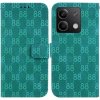 Peňaženkové kožené puzdro 8-shaped na Xiaomi Redmi Note 13 - Zelená