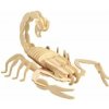 Woodcraft Drevené 3D puzzle Škorpión E006