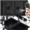 Dvojkomorový drez Sink Quality TWINO, granitový čierny