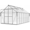 Polykarbonátový skleník Slide-In NEW 244x429cm Silver – Cultivo