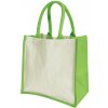 Westford Mill Nákupná taška WM421 Apple Green 30x30x19 cm