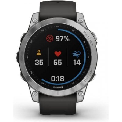 Garmin fenix 7 Glass Silver Graphite Band. SK a CZ TOPO mapy