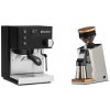Rancilio Silvia BC, black + Eureka Mignon Single Dose PRO, White & Oak