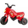 Teddies Odrážadlo Enduro Yupee červené malé plast výška sedadla 26cm nosnosť do 25kg od 12 mesiacov