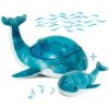 Cloud b®Tranquil Whale™- Nočné svetielko - Veľryba, modrá