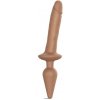 Strap-On-Me - Switch Plug-In Realistic Dildo Caramel S