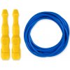 Ninja Rope - Švihadlo na kondícii, nastaviteľná dĺžka, vhodné ako parťák do fitka. Vyber farbu rukovätí:: Žlté, Vyber priemer lanka:: 5 mm – ťažšie a silovejšie (odporúčané pre mužov), Farba lanka: Tm