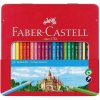 Faber Castell FC-115824 farebné ceruzky Faber-Castell Castle šesťhranné kovové puzdro s 24 ks